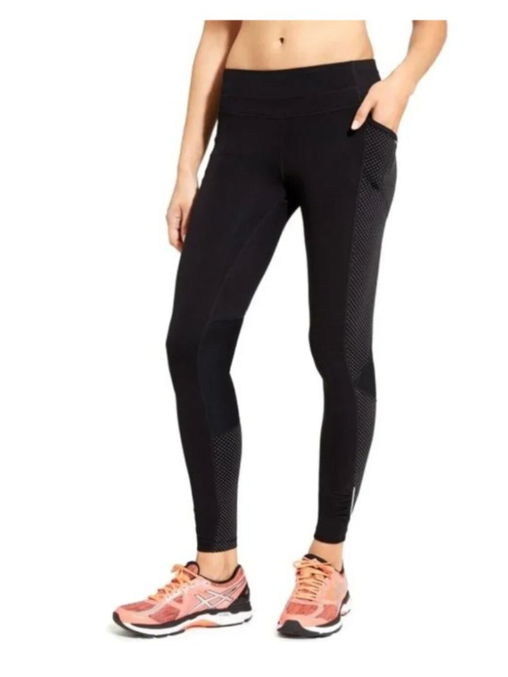 Athleta Pocket Dot Be Free Tights / Leggings - Picture 6 of 7